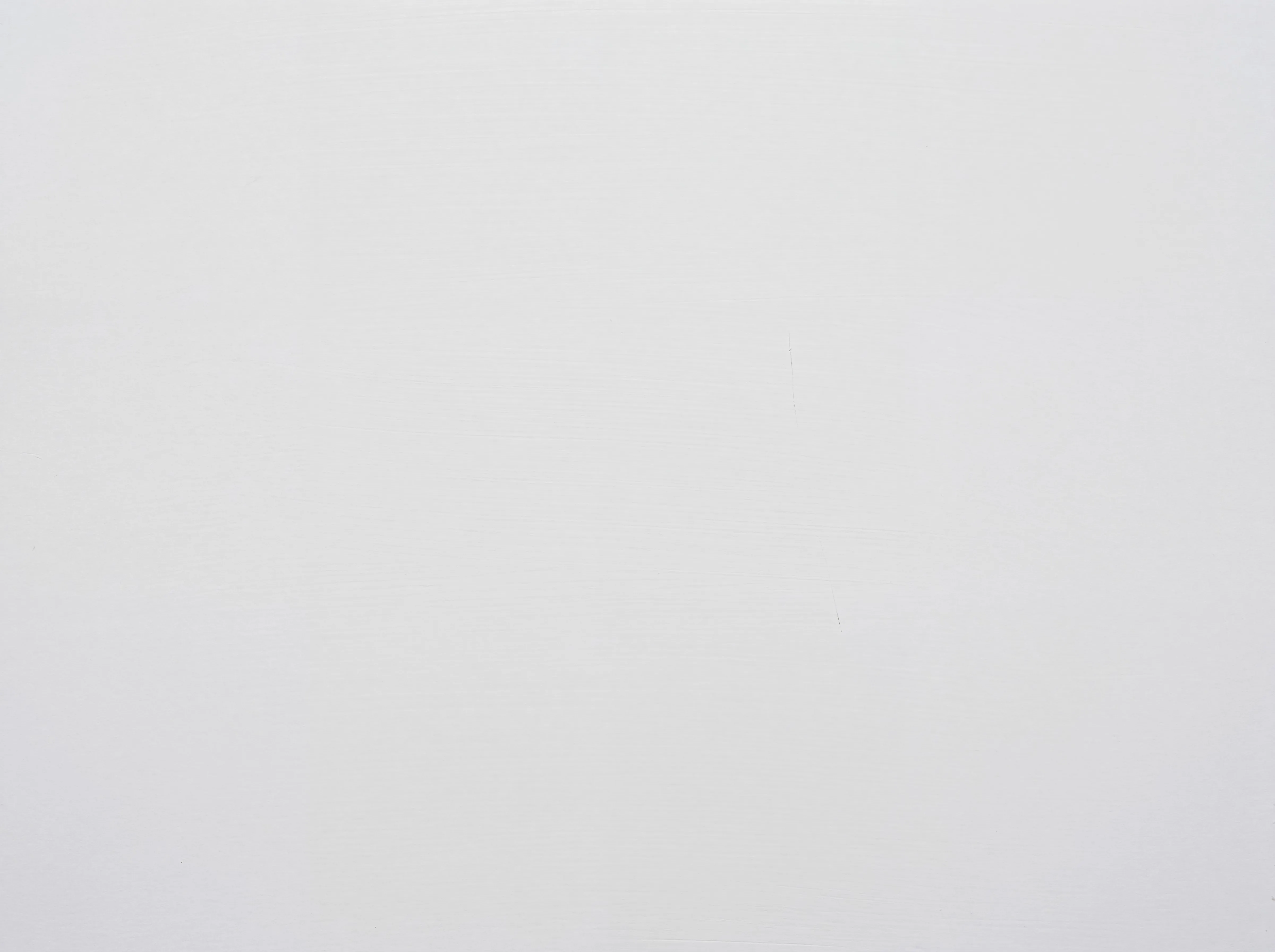 A macro study of a white primed panel, faint brush texture in the primer